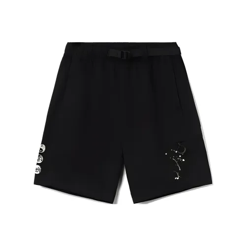 LINING Скейтборд Спортивные шорты Мужские Черные