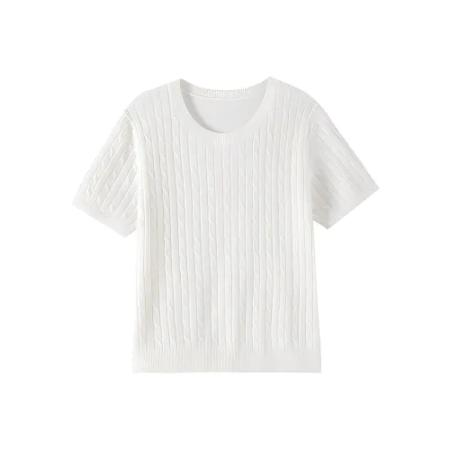 hacikis T-Shirt Женская Roman White