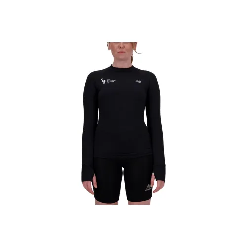 New Balance T-Shirt Женская Черная