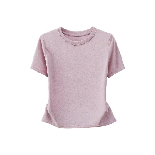 TOUCH Комплект с короткими рукавами рубашка женский серо-розовый