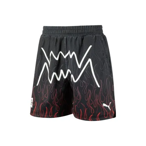 PUMA Мужские спортивные шорты черного цвета