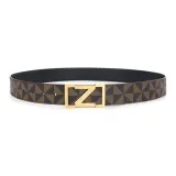 Золотая пряжка, коричневый ремешок