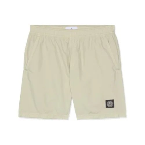 Stone Island Бежевые Мужские Повседневные Шорты