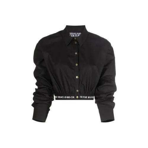 VERSACE JEANS COUTURE FW22 КРАП ТОП Женский Черный