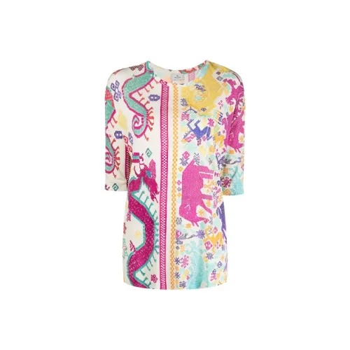 ETRO Розовые Женские Т-рубашки