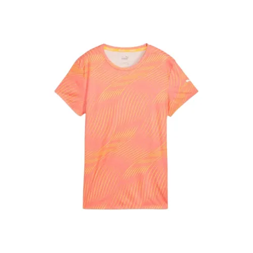 PUMA T-Shirt Женская Оранжевая Желтая