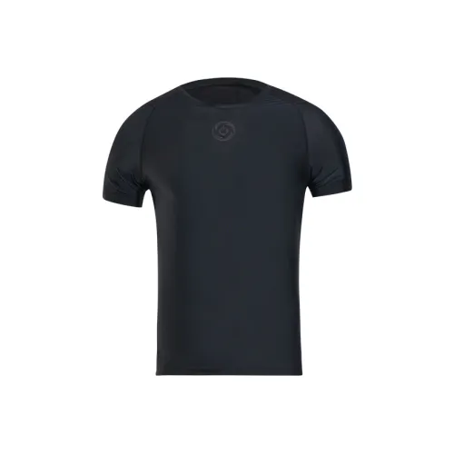 RIGORER Температурореспонсивный Логотип Короткий рукав Сжатие Спортивная одежда Unisex