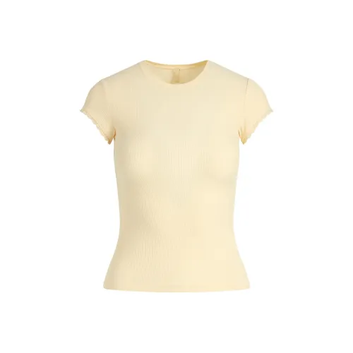 SKIMS Обычный T Рубашка Женские Масло Butter