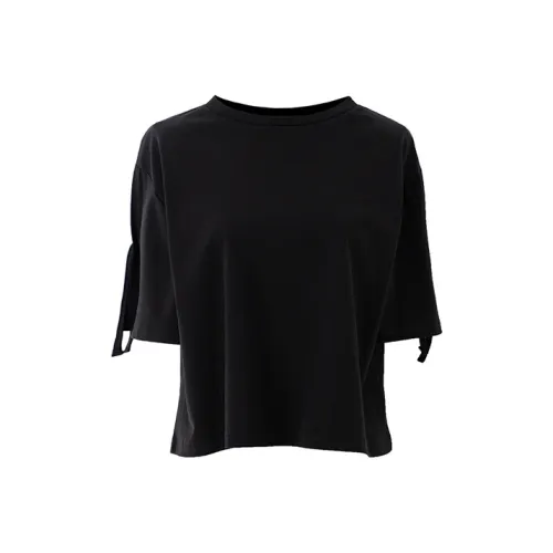 SOON FLOWER T-рубашка Женская Черная