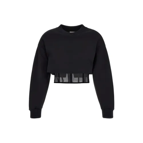Alexander McQueen Черные Женские Короткие Топы