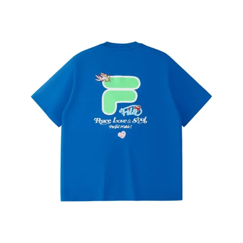 FILA FUSION FOB Series T-Shirt Унисекс Dream Sea Blue