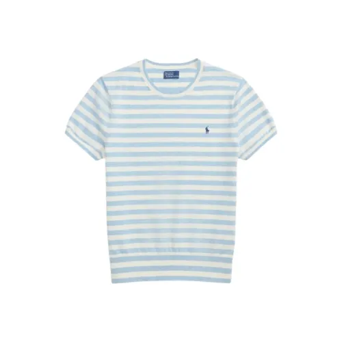 Polo Ralph Lauren Стандартная T-рубашка Женская Светло-синяя