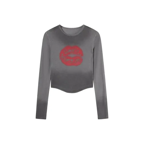 Miss Sixty T-Shirt Женская Серого цвета