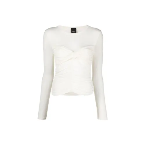 PINKO Сливочный Женские Футболки