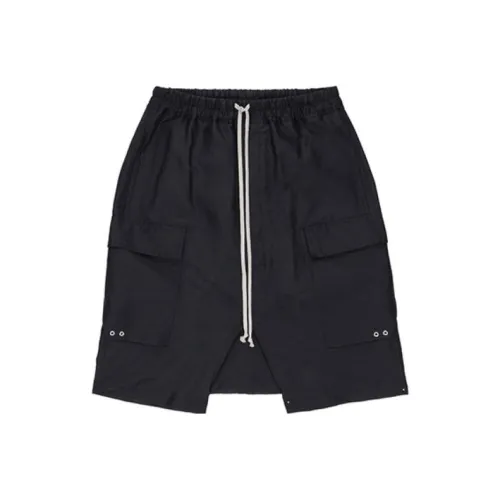 RICK OWENS совместный бренд Черные Мужские Спортивные Шорты