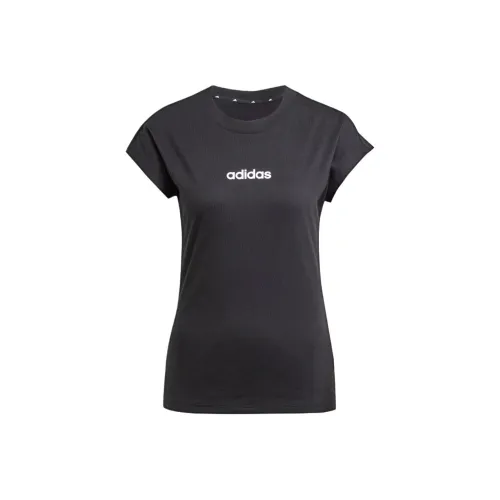 Adidas Essentials Стандартная футболка женская черная