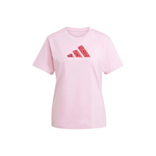 adidas clothing Розовые Женские Футболки