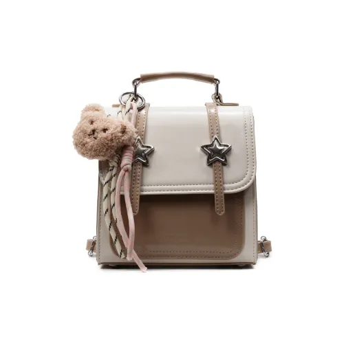 Single Warehouse ПУ (полиуретан) Рюкзак Стандартный Женский Экрю Розовый Синий Желтый Черный