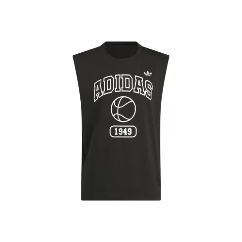 Adidas Originals TopGender Neutral Баскетбольная Джерси Унисекс Черный Белый