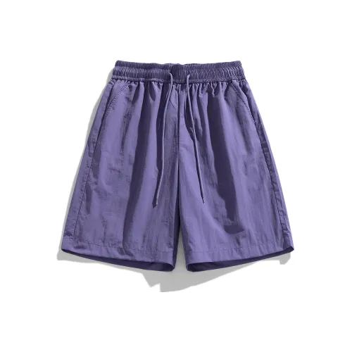 PUCCA Повседневные шорты унисекс фиолетовые