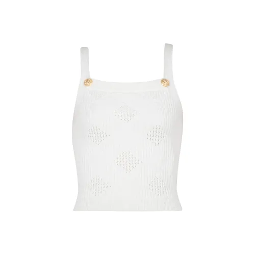 BALMAIN FW24 Майка Женская Белая