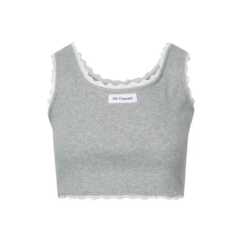 JAC FLEURANT Майка Женская Серого цвета
