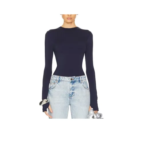 NORMA KAMALI T Рубашка Женская Морской Синий