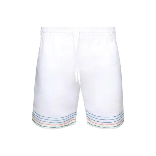 CASABLANCA SS24 Повседневные шорты Мужские Белые