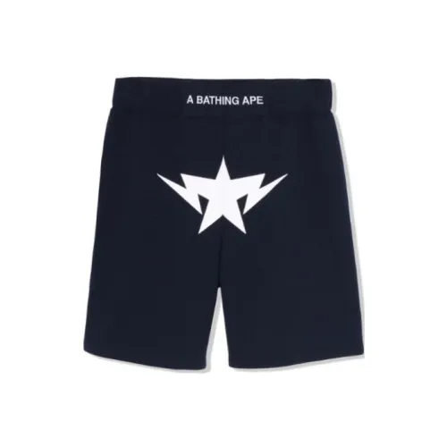 A BATHING APE Мужские спортивные шорты черного цвета