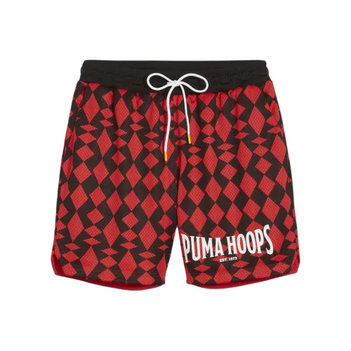 PUMA 90s Retro Big Джокер Спортивные шорты Мужской FOREVER Красный