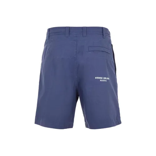 STONE ISLAND SS24 Marina Коллекция Повседневные шорты Мужские Синие