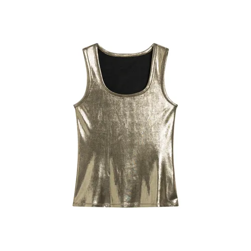 Ouyang Золотой Женские Майки