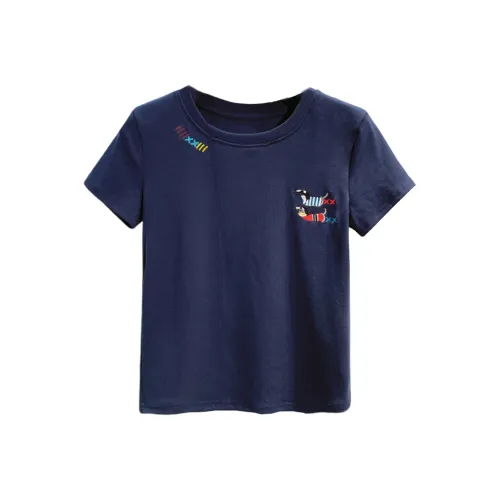 Ning Cai Yuer Комплект с короткими рукавами T-рубашка Женская