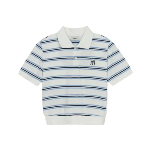 Mlb Base Logo Нью-Йорк Янкис T-рубашка Женская Кремовая