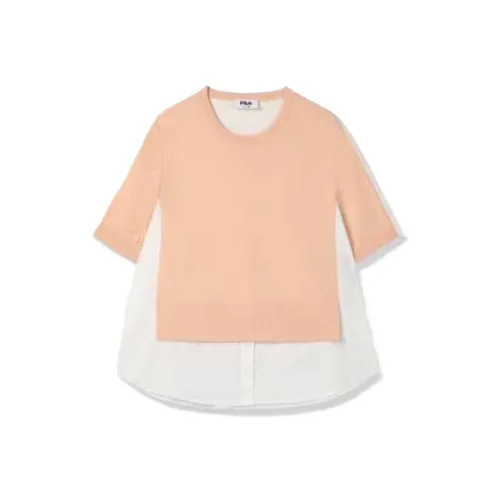 FILA EMERALD Стандартная Рубашка Женская Honey Лето Orange