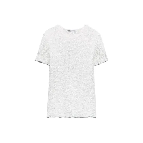 ZARA Белые Женские Футболки