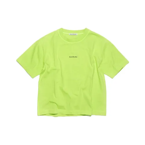 Acne Studios T-Shirt Женская Неоновый Зеленый