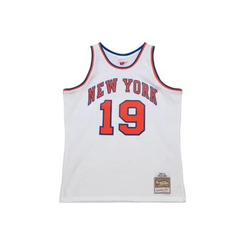 Mitchell Ness Белая мужская баскетбольная футболка