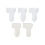 5 пар (3 белых + 2 молочно-белых)
