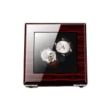 Эбеновый с рельефом, 2 отделения для часов