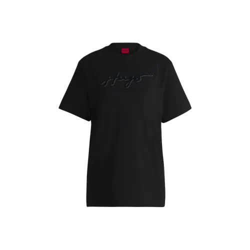 HUGO BOSS Черные Женские Футболки