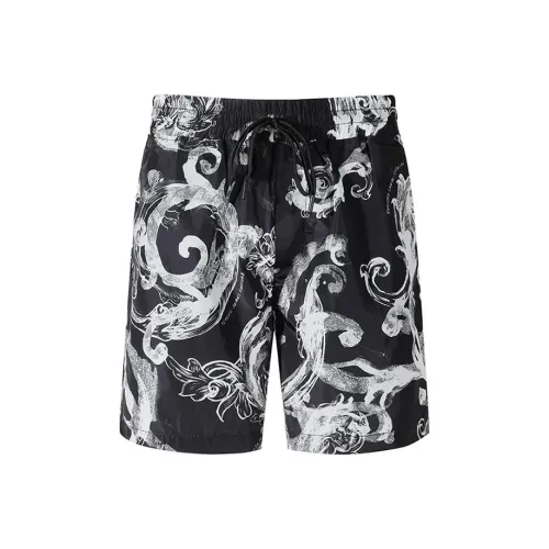 VERSACE JEANS COUTURE SS24 Повседневные шорты Мужские Черные