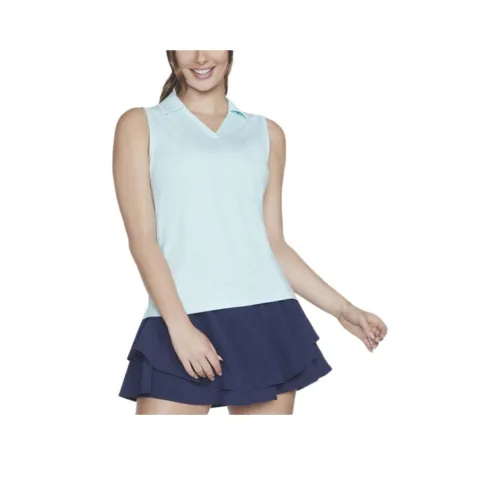 Skechers GO DRI SWIFT Майка Женская Мятно-Синяя