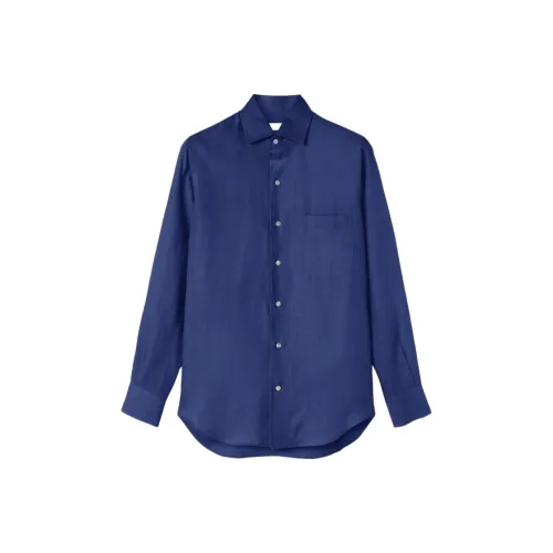 Loro Piana Andre Рубашка Мужская Синяя