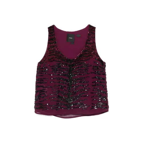 PINKO Майка Женская Бордовый