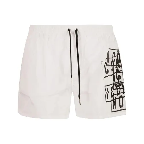DSQUARED 2 Повседневные шорты Мужские Белые