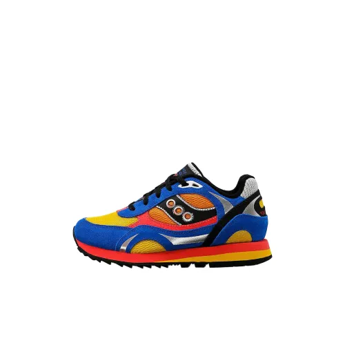 Saucony Shadow 6000 Детская беговая обувь Низкий топ Синий/Оранжевый/Желтый/Розовый Kids