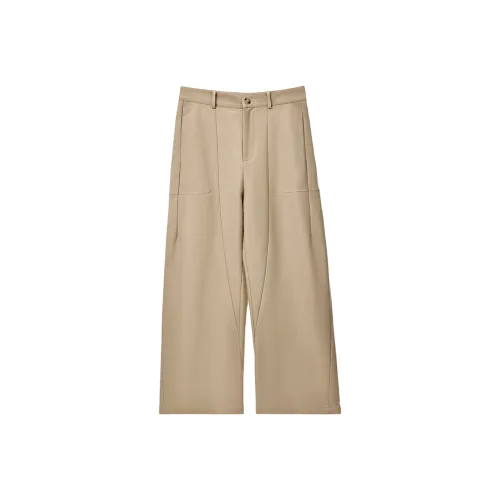 SINBOS Повседневные брюки Мужские Песчаник Желтый