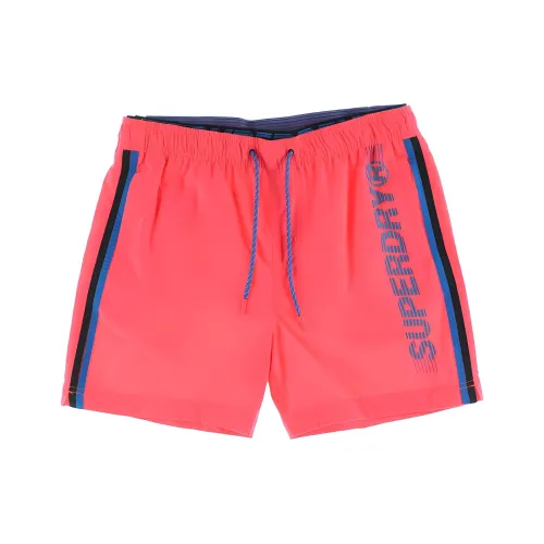 SUPERDRY Спортивные шорты Мужские Розовые