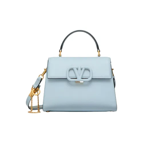 Valentino VSLING с рельефной телячьей кожей сумка через плечо маленькая сумка женская синяя